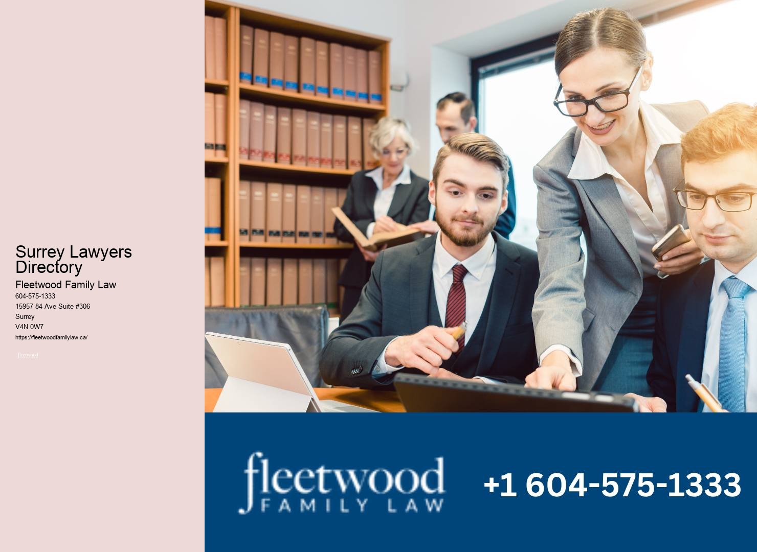 Child custody legal counsel Surrey