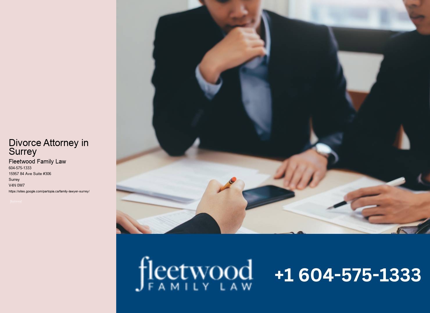 Child custody lawyer fees Surrey