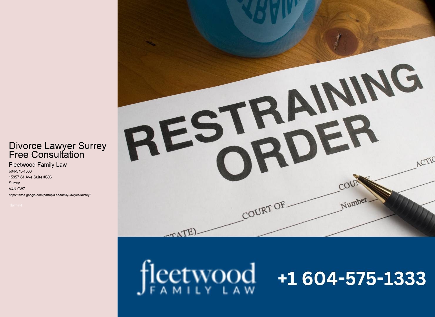 Family Lawyer Surrey Consultation