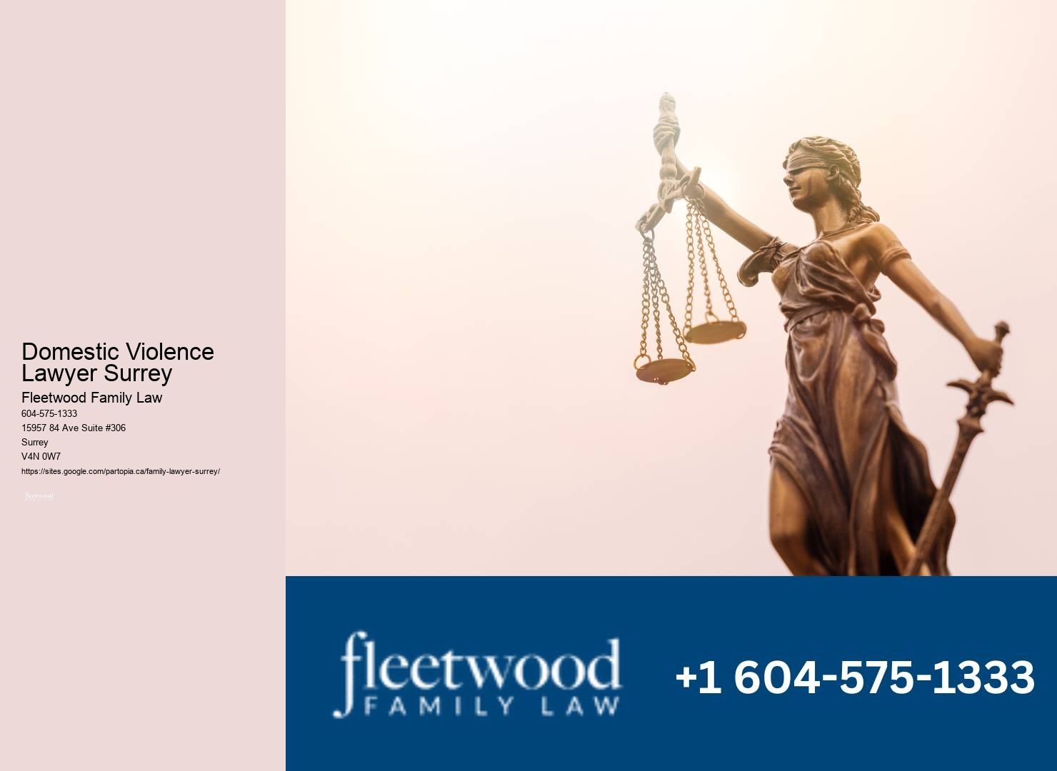 Child custody lawyer fees Surrey