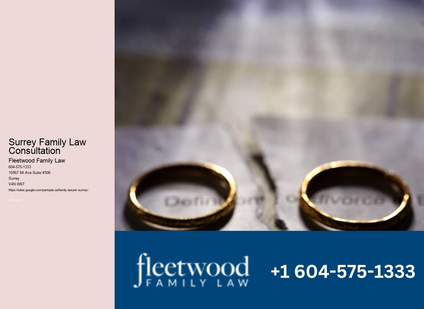 Family law consultation costs