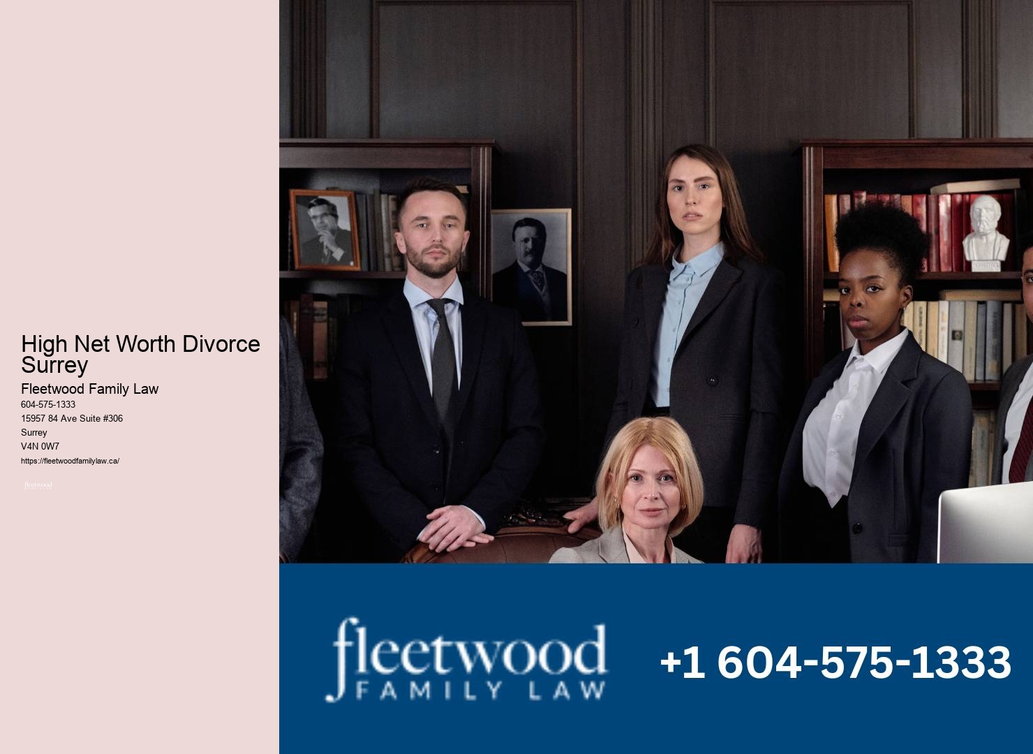 High Net Worth Divorce Surrey Family Law Practice Representation