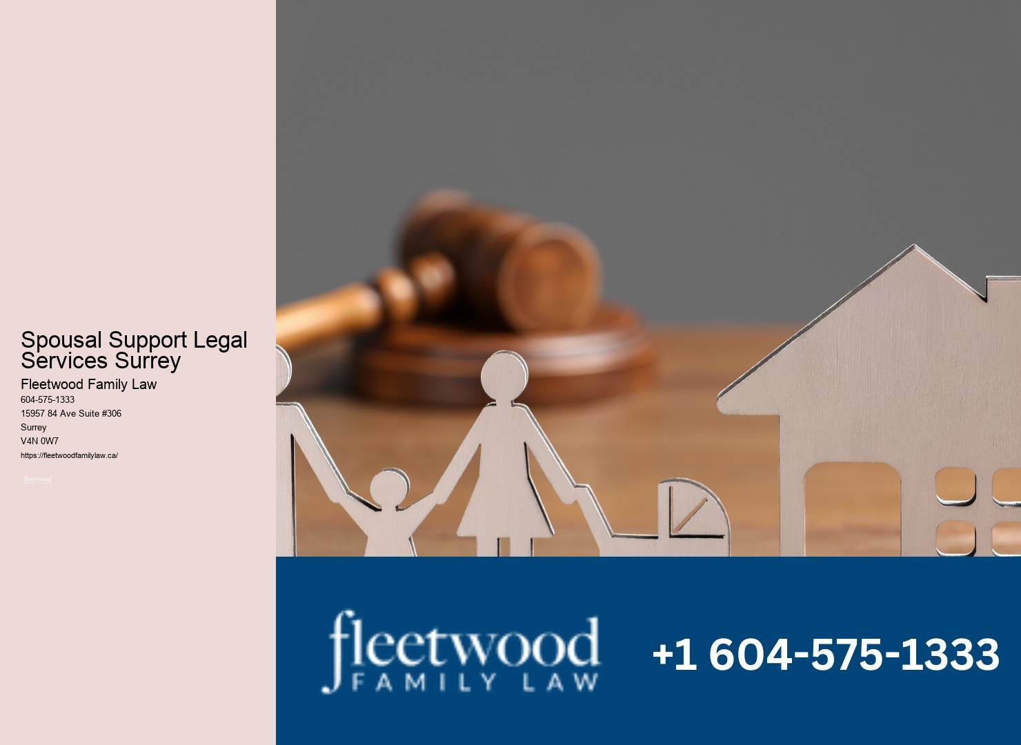 Professional Family Lawyer Spousal Support Legal Services Surrey