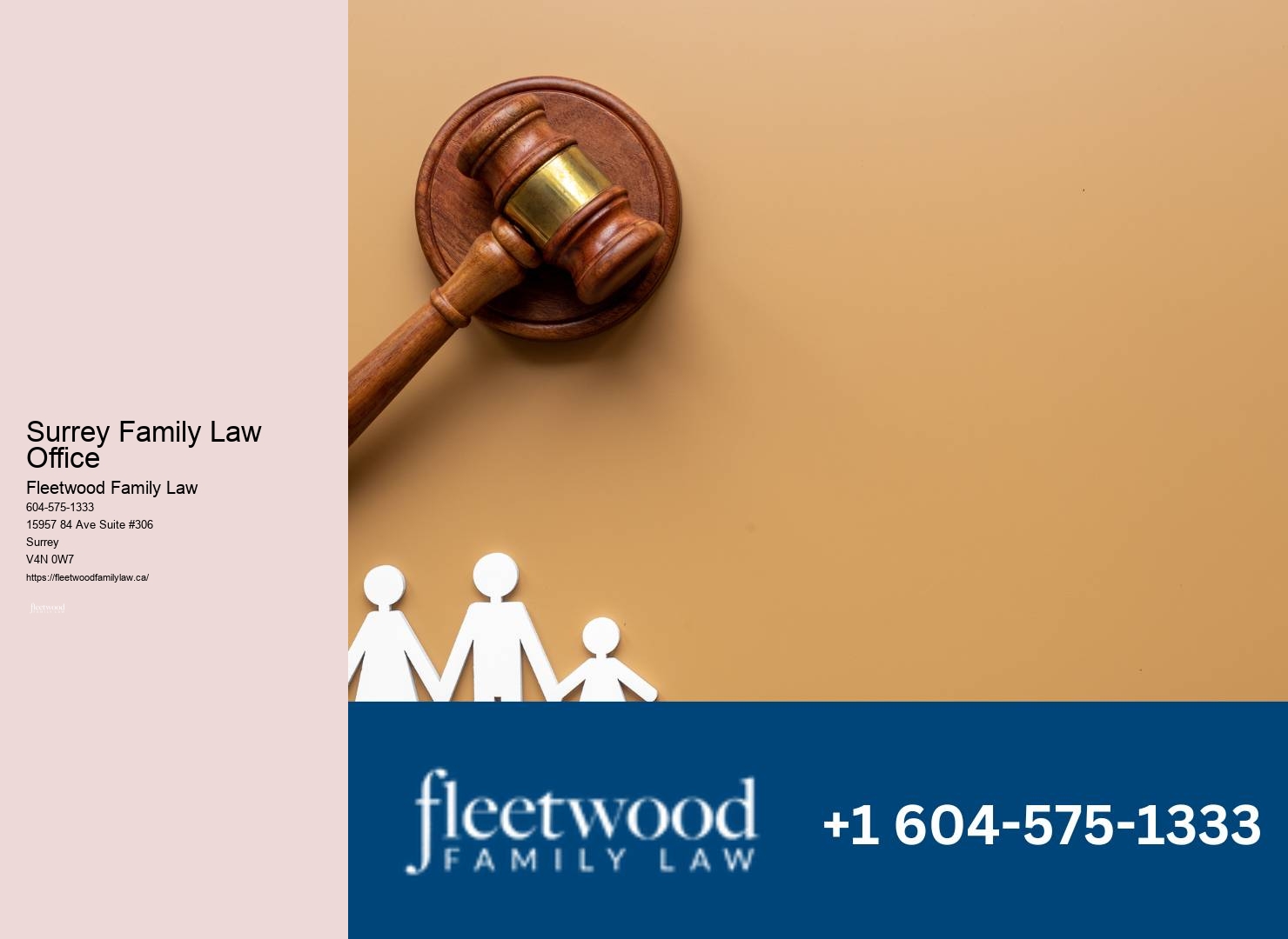 Family Dispute Resolution Surrey Family Law Office