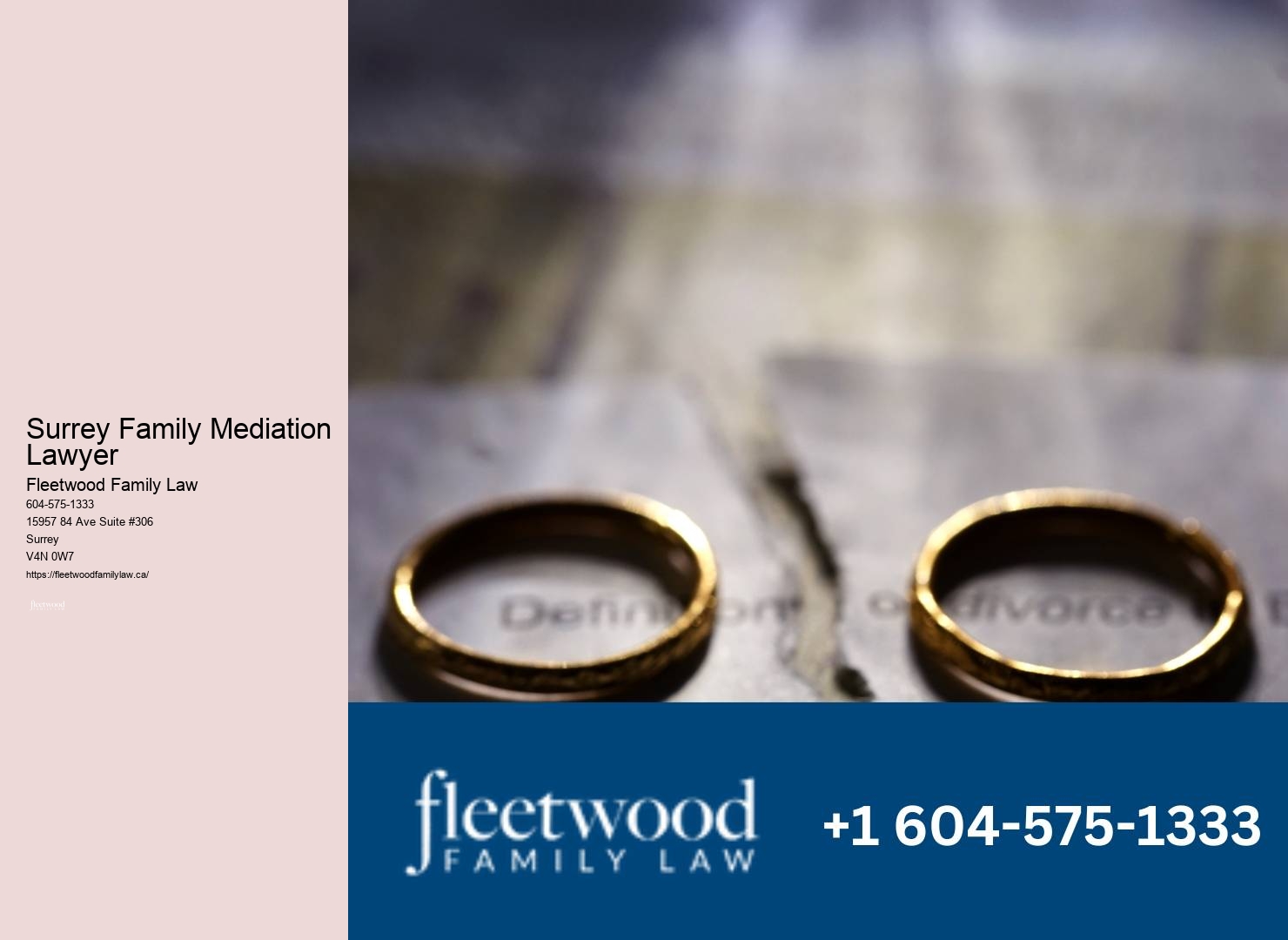 Surrey Family Mediation Lawyer Prenuptial Agreement Expert
