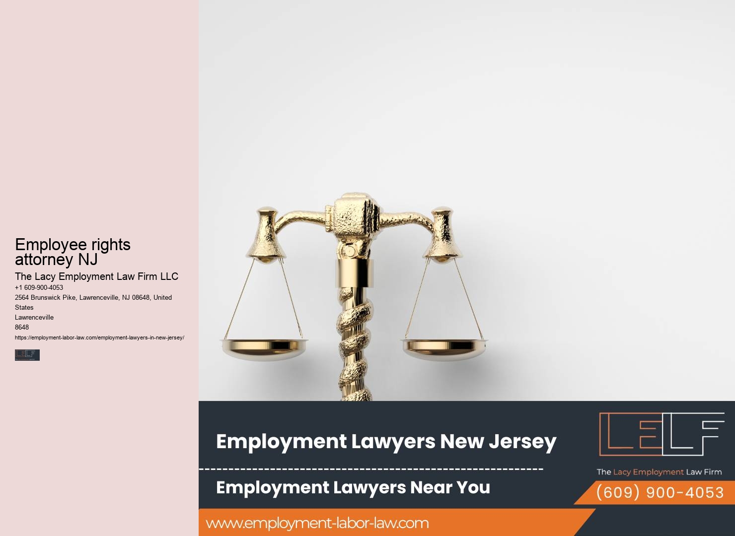 Employee rights attorney NJ