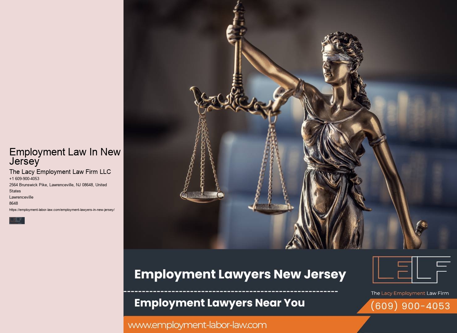 NJ wrongful termination law firm