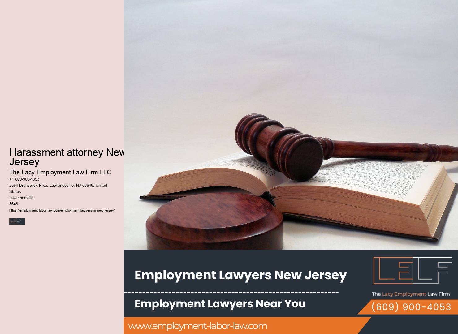 NJ employment law firms