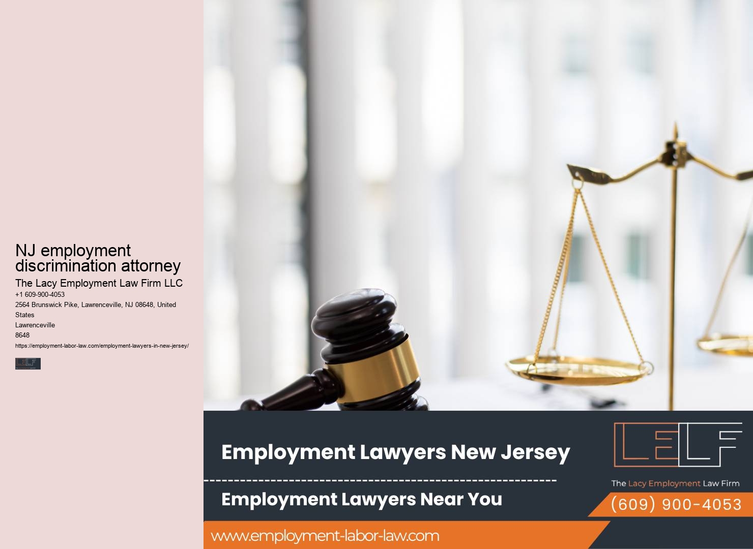 Employment law advocacy NJ