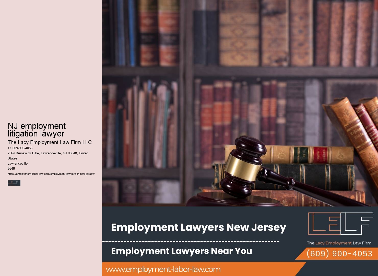 NJ employment law expertise