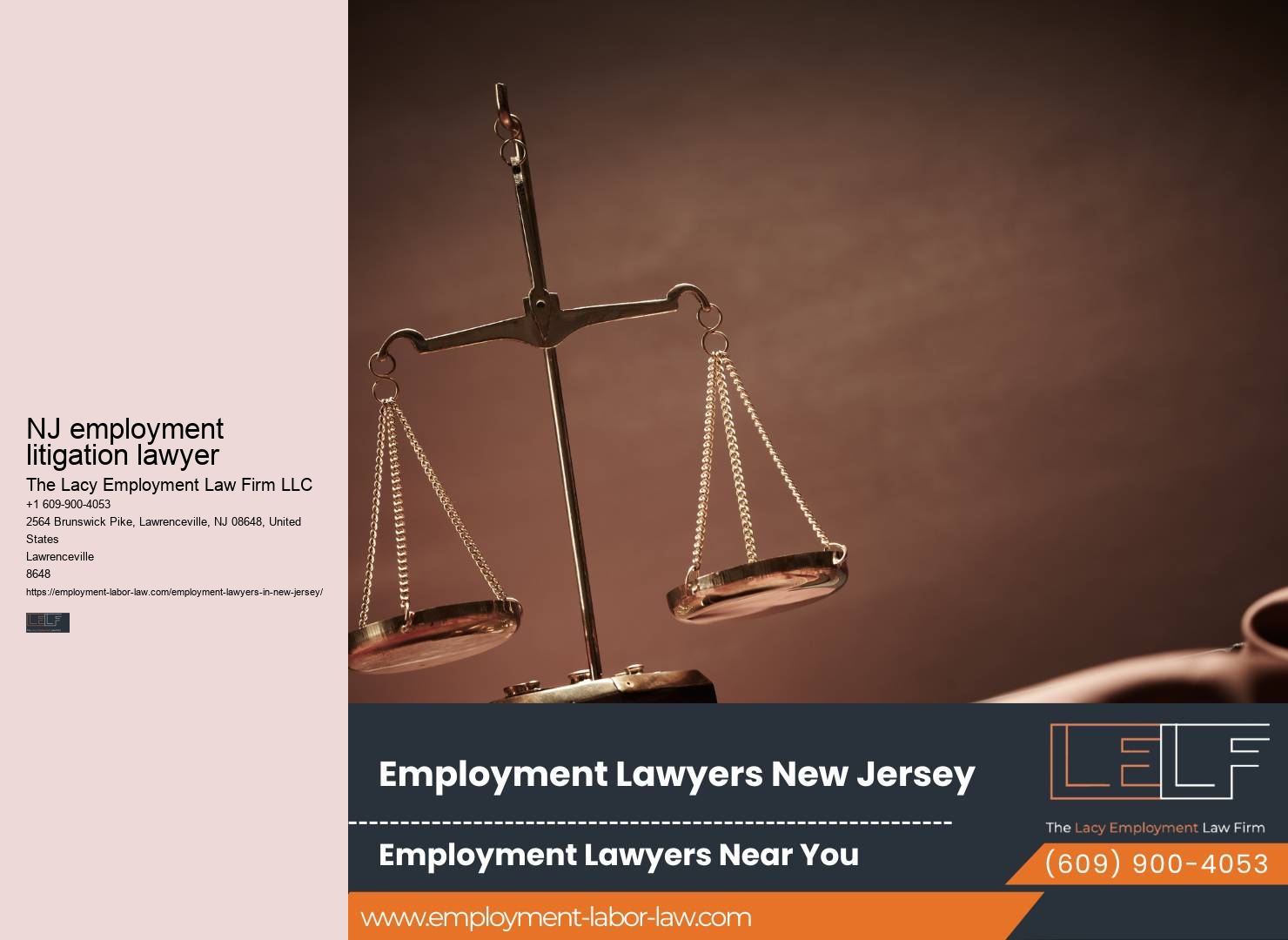 Employment Attorney NJ Free Consultation