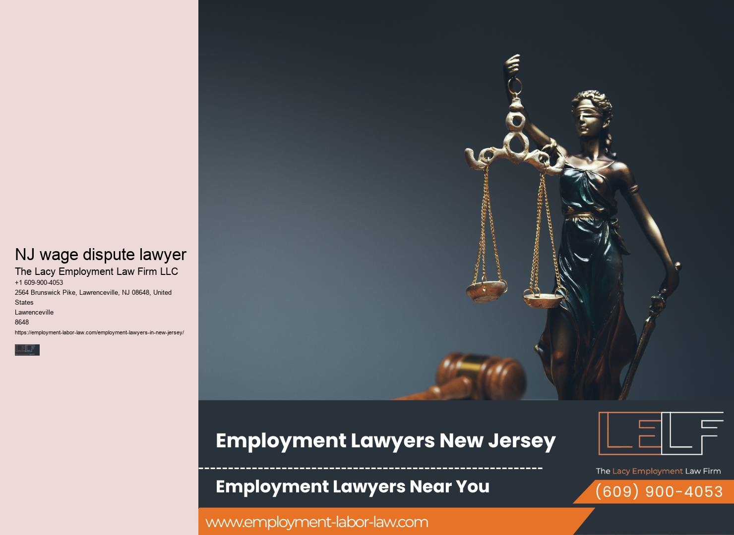 NJ employment disputes