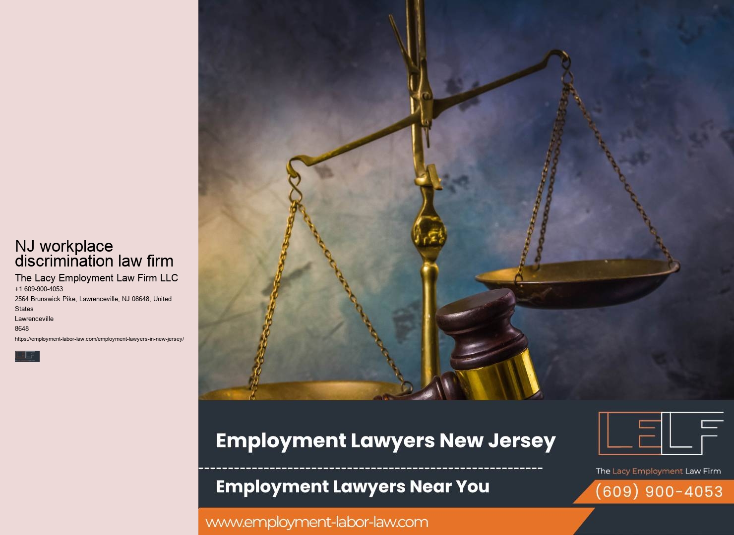 NJ employment contract disputes lawyer