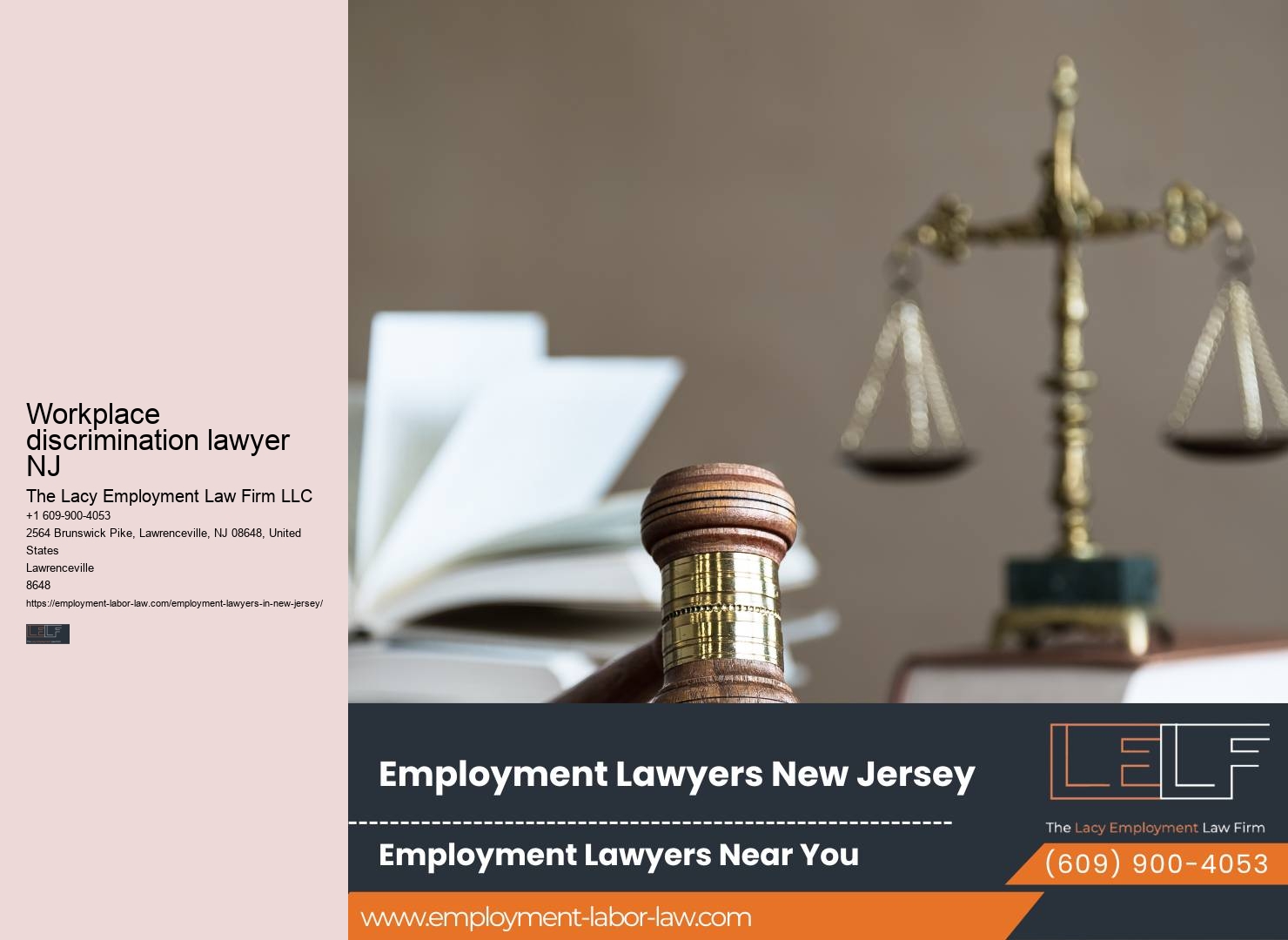 Workplace discrimination lawyer NJ