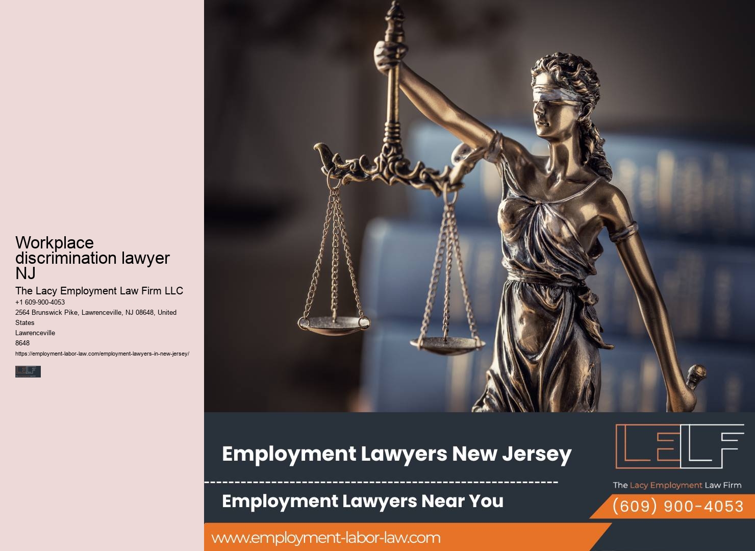 NJ employment discrimination legal counsel