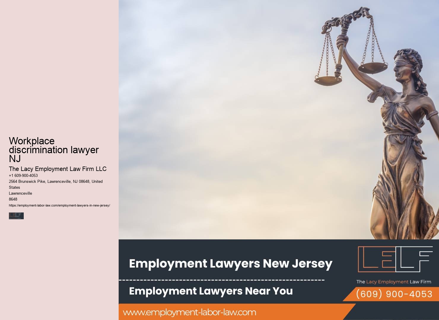 NJ wrongful termination legal counsel