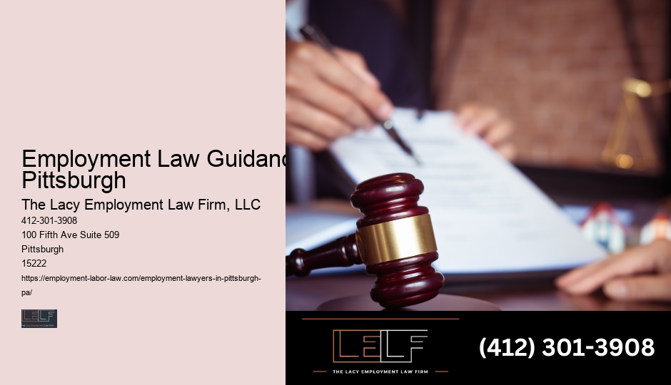 Pittsburgh Employment Legal Counsel