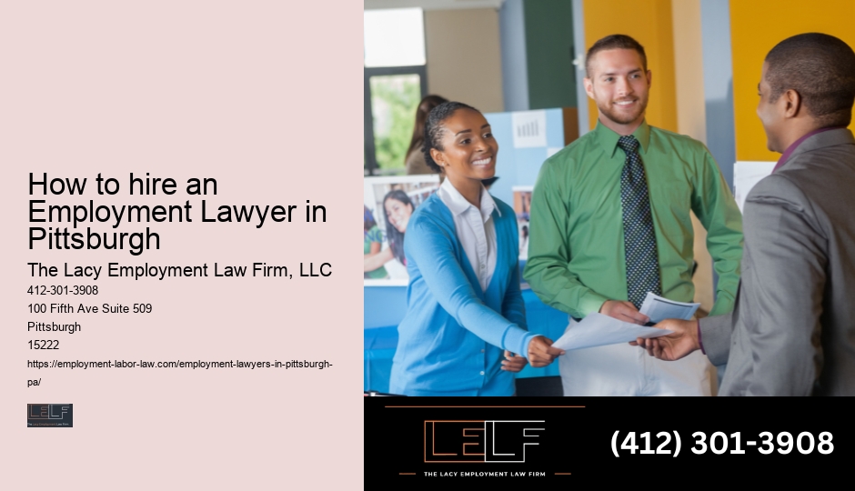 Employment law consultations Pittsburgh pricing