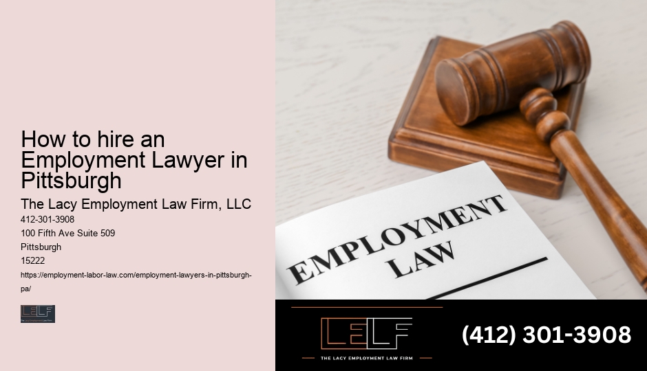 Employment law consultations Pittsburgh costs