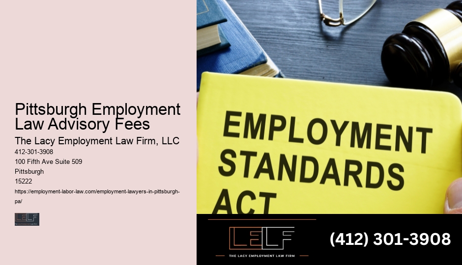 Pittsburgh PA Employment Law Counsel