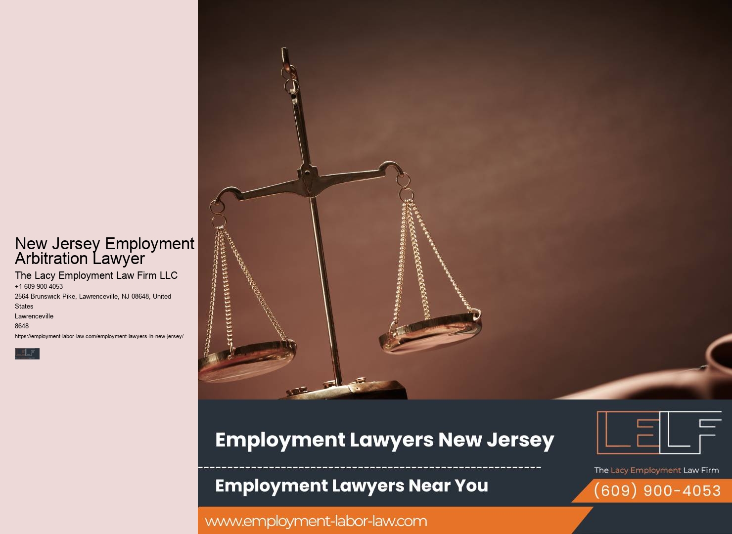 NJ Employment Law Representation Services