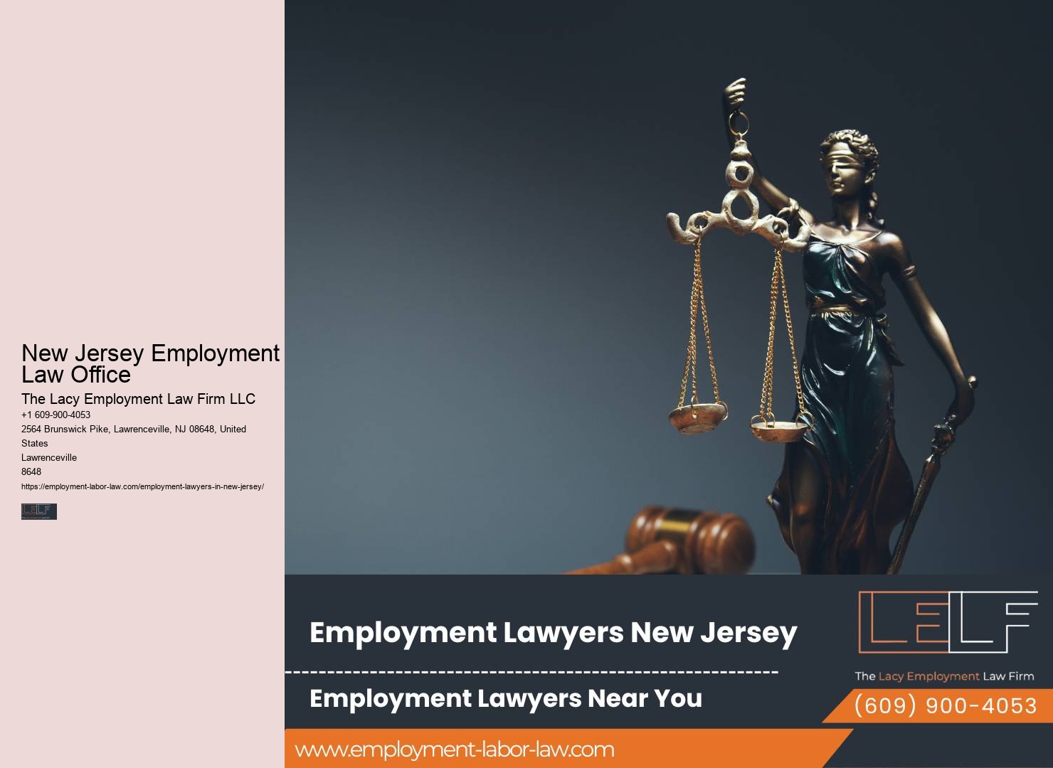 New Jersey Employment Law Office Employee Rights Legal Help