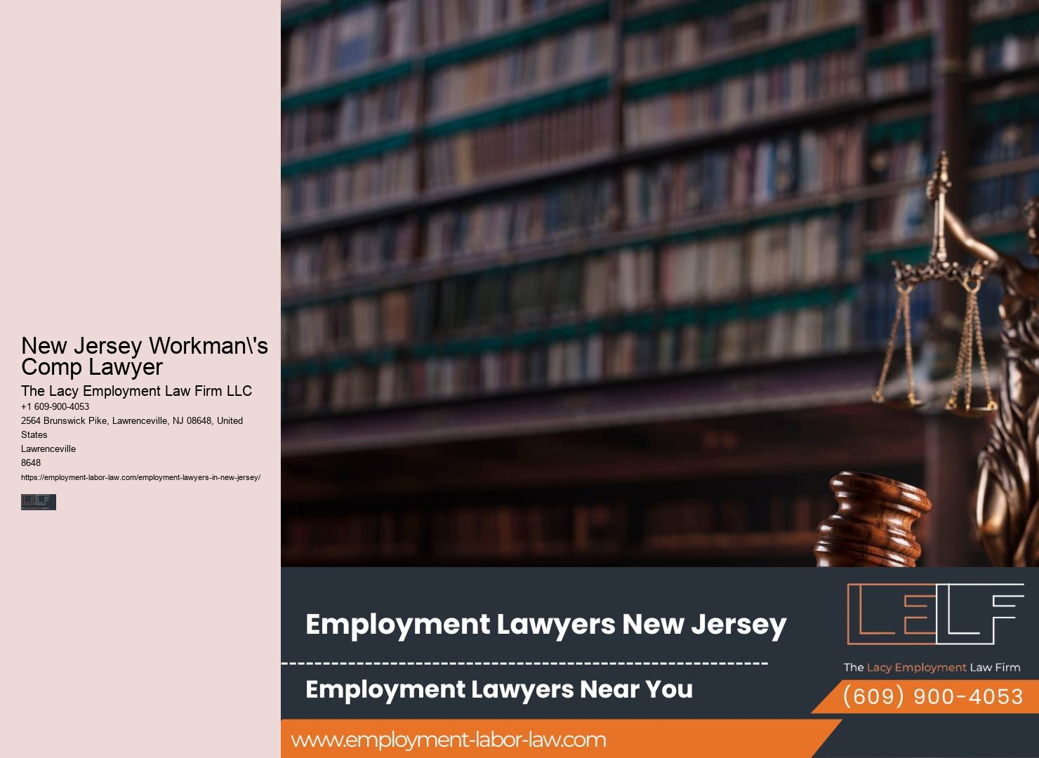 Wrongful Termination Lawyer NJ