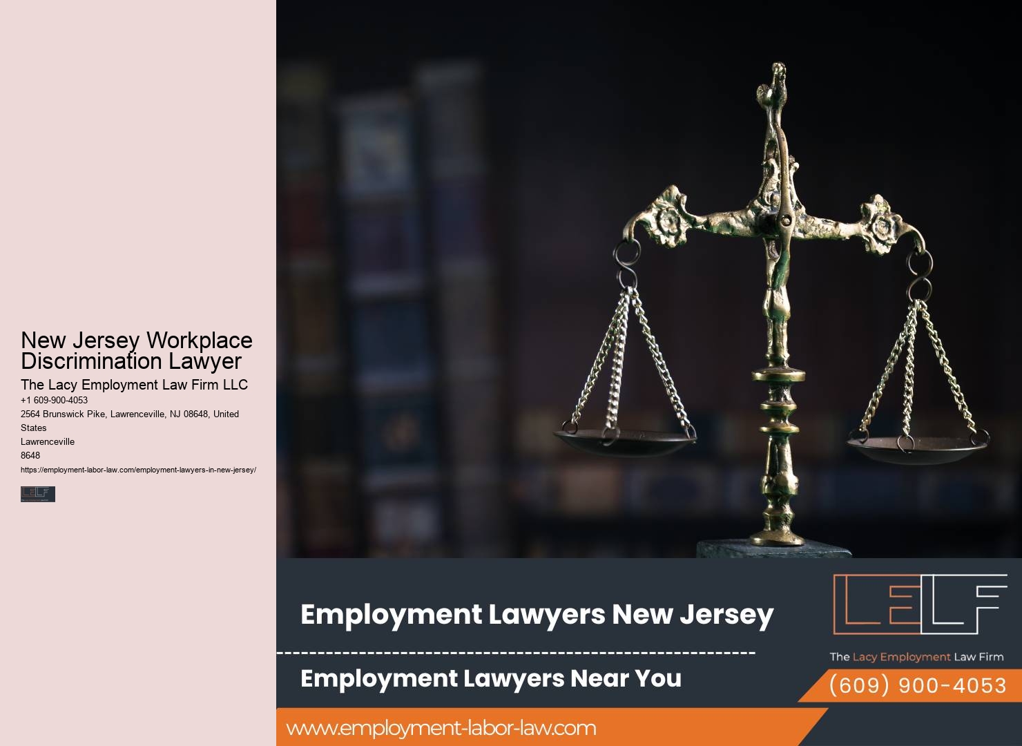 New Jersey Workplace Discrimination Lawyer Employment Law Services Near Me