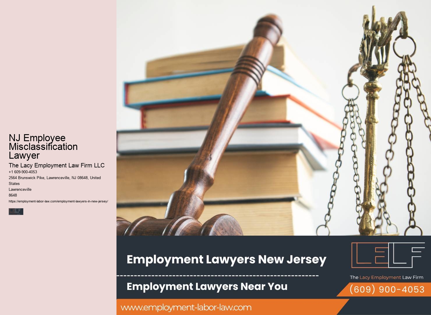 NJ Employee Misclassification Lawyer Workplace Rights Attorney