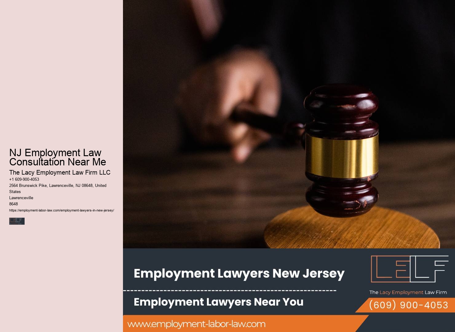 Wrongful Termination Lawyer NJ