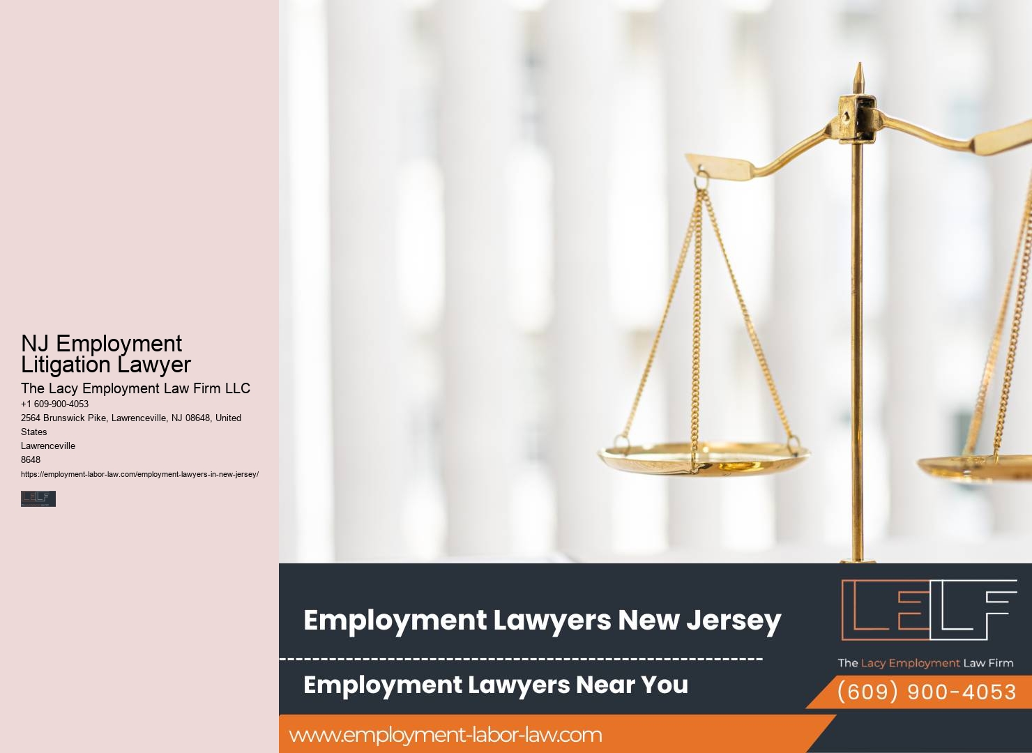 NJ Employment Litigation Lawyer Job Termination Legal Help