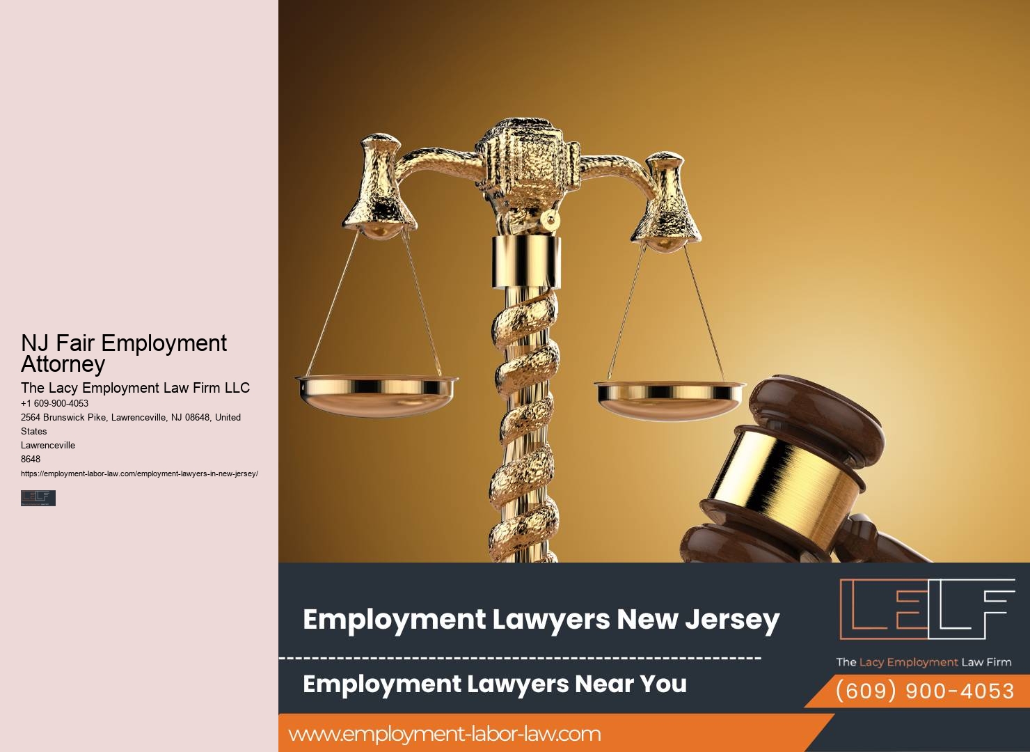 NJ Fair Employment Attorney Employment Lawyer Consultation