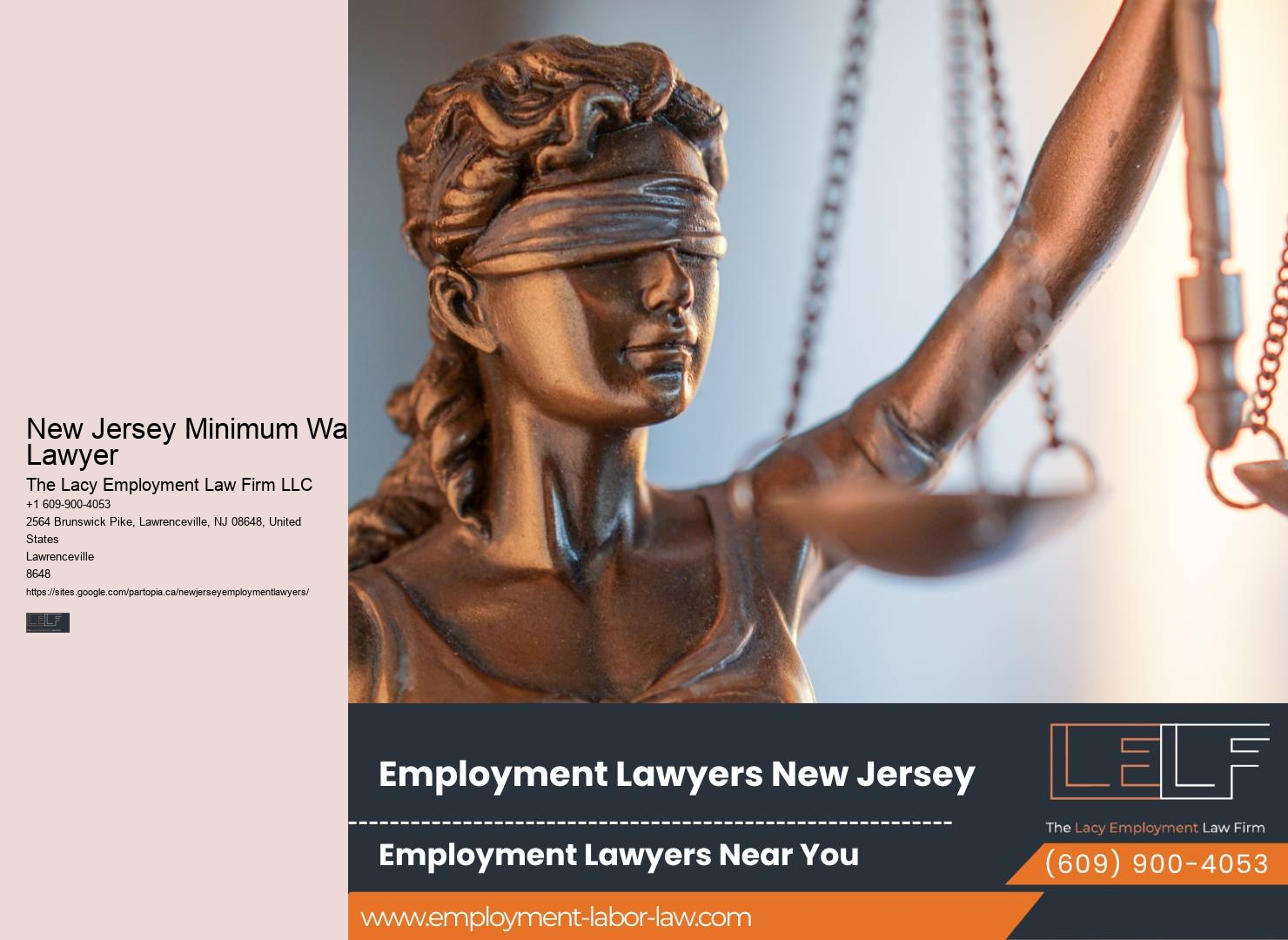 New Jersey Minimum Wage Lawyer Employment Contracts Specialist