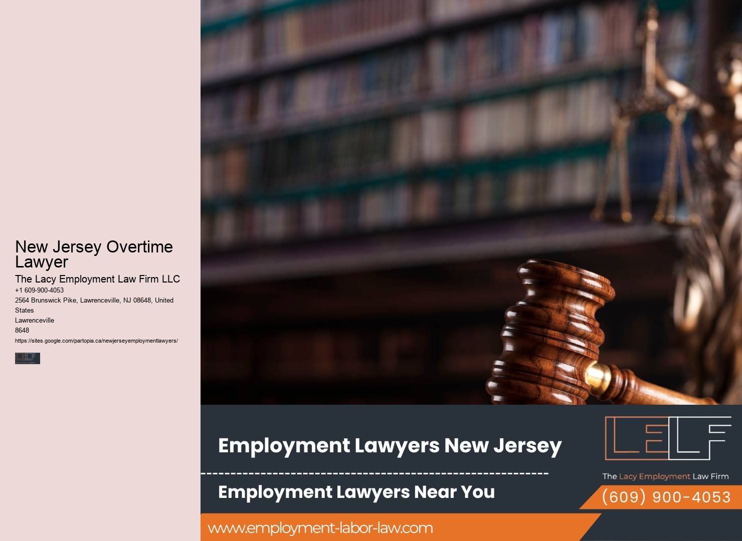 NJ Wrongful Termination Lawsuit Lawyer