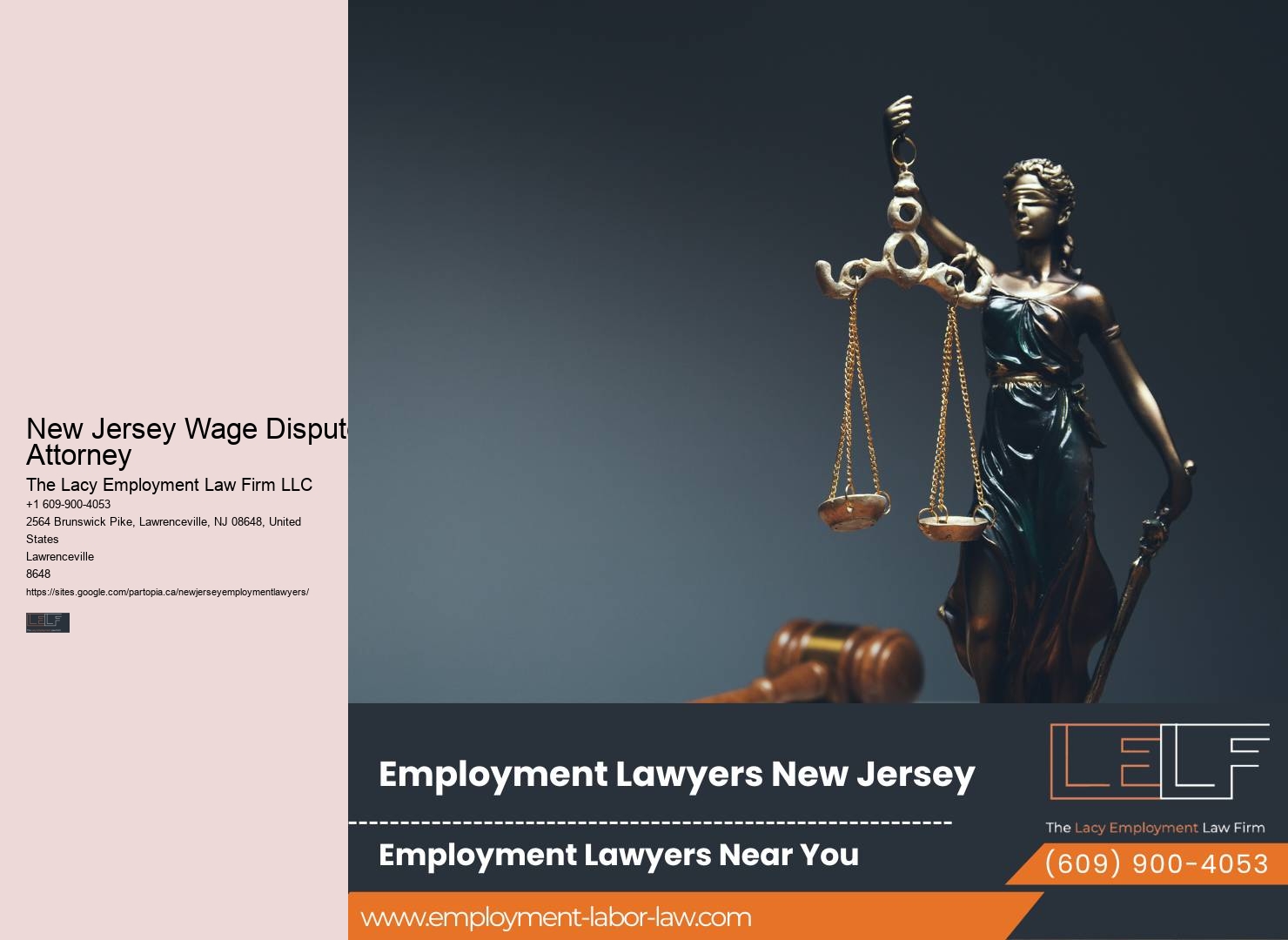New Jersey Wage Dispute Attorney Employment Discrimination Lawyer