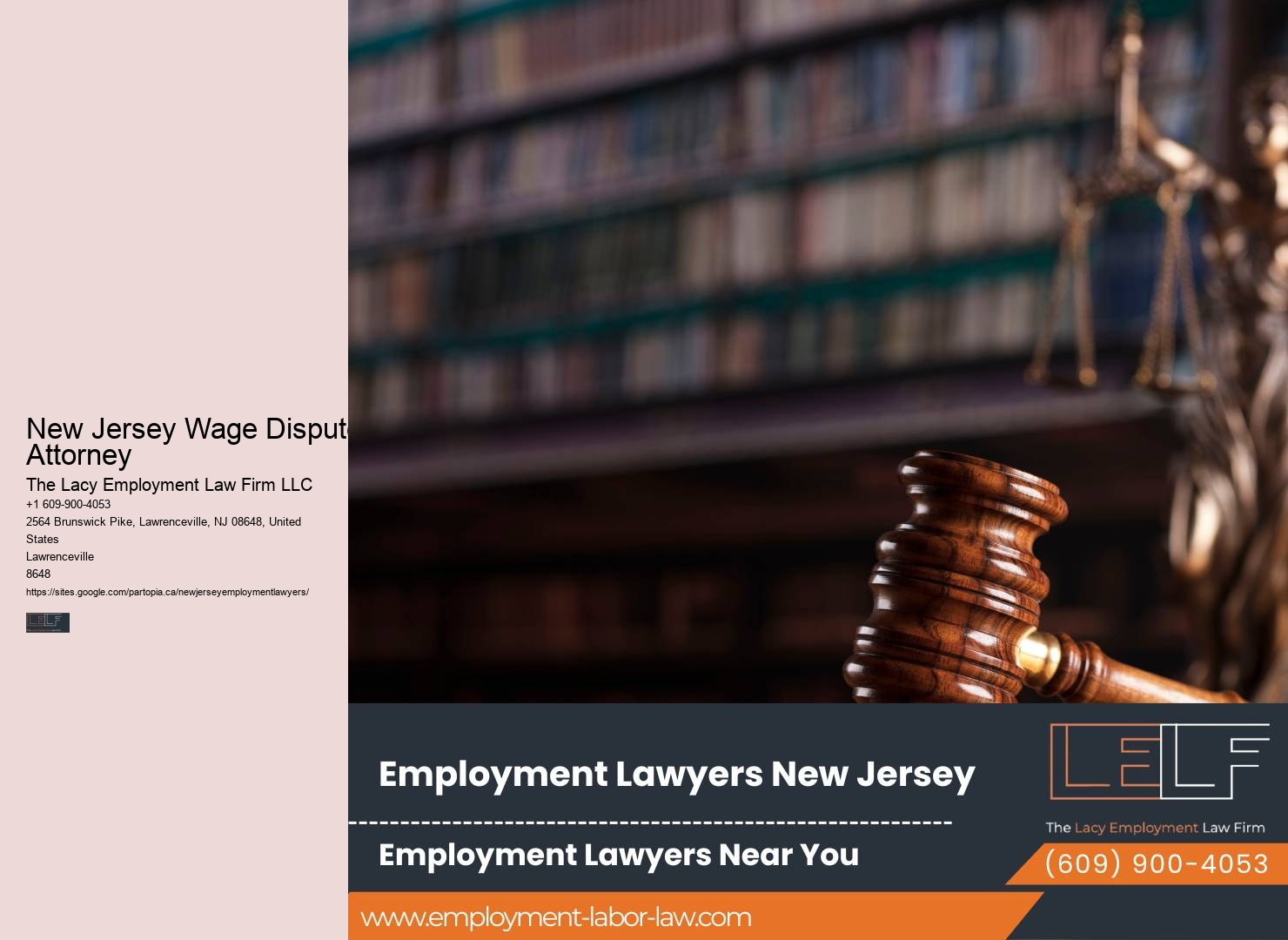 NJ Employment Law Defense