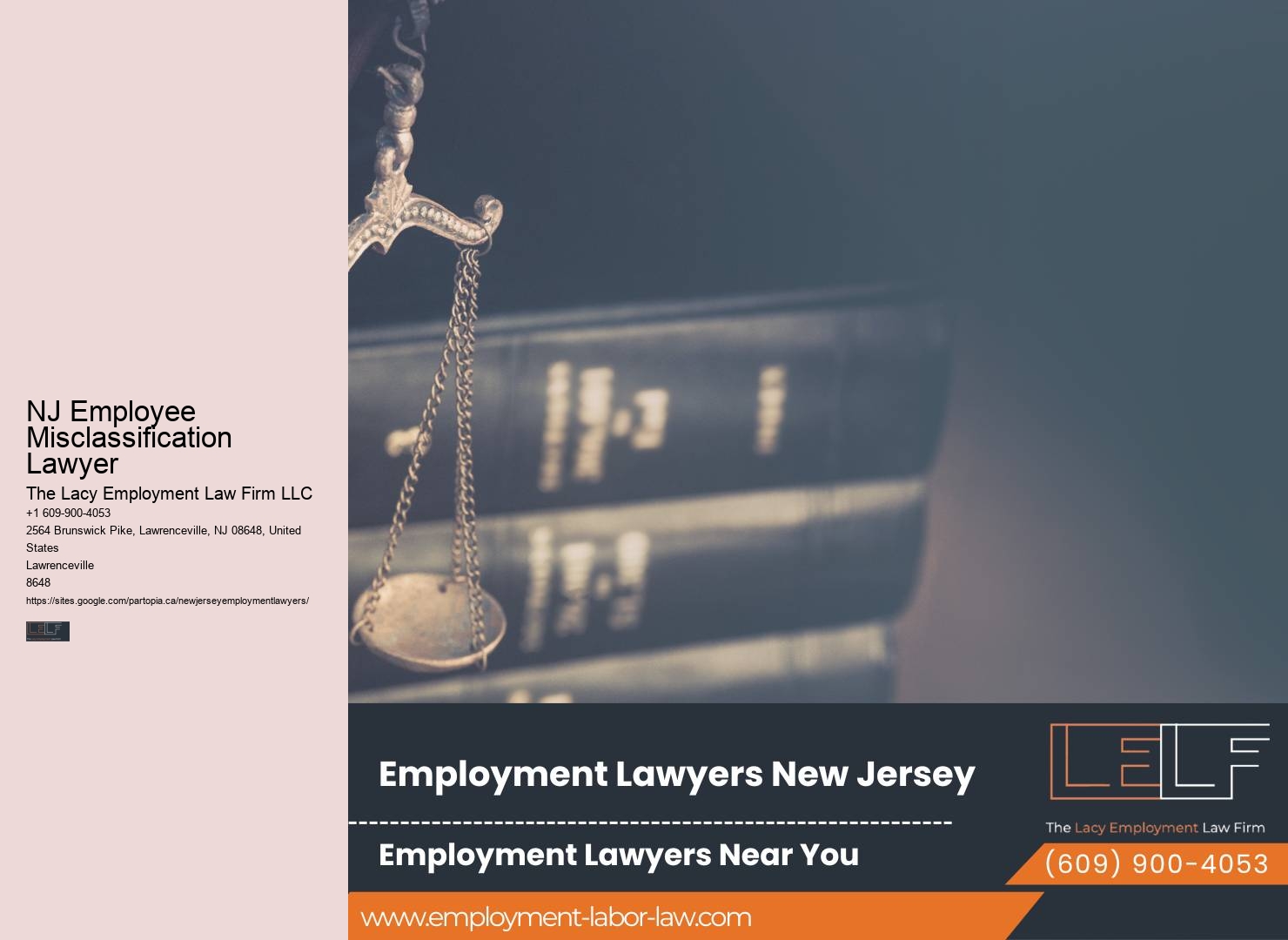 NJ Employee Legal Advice Near Me