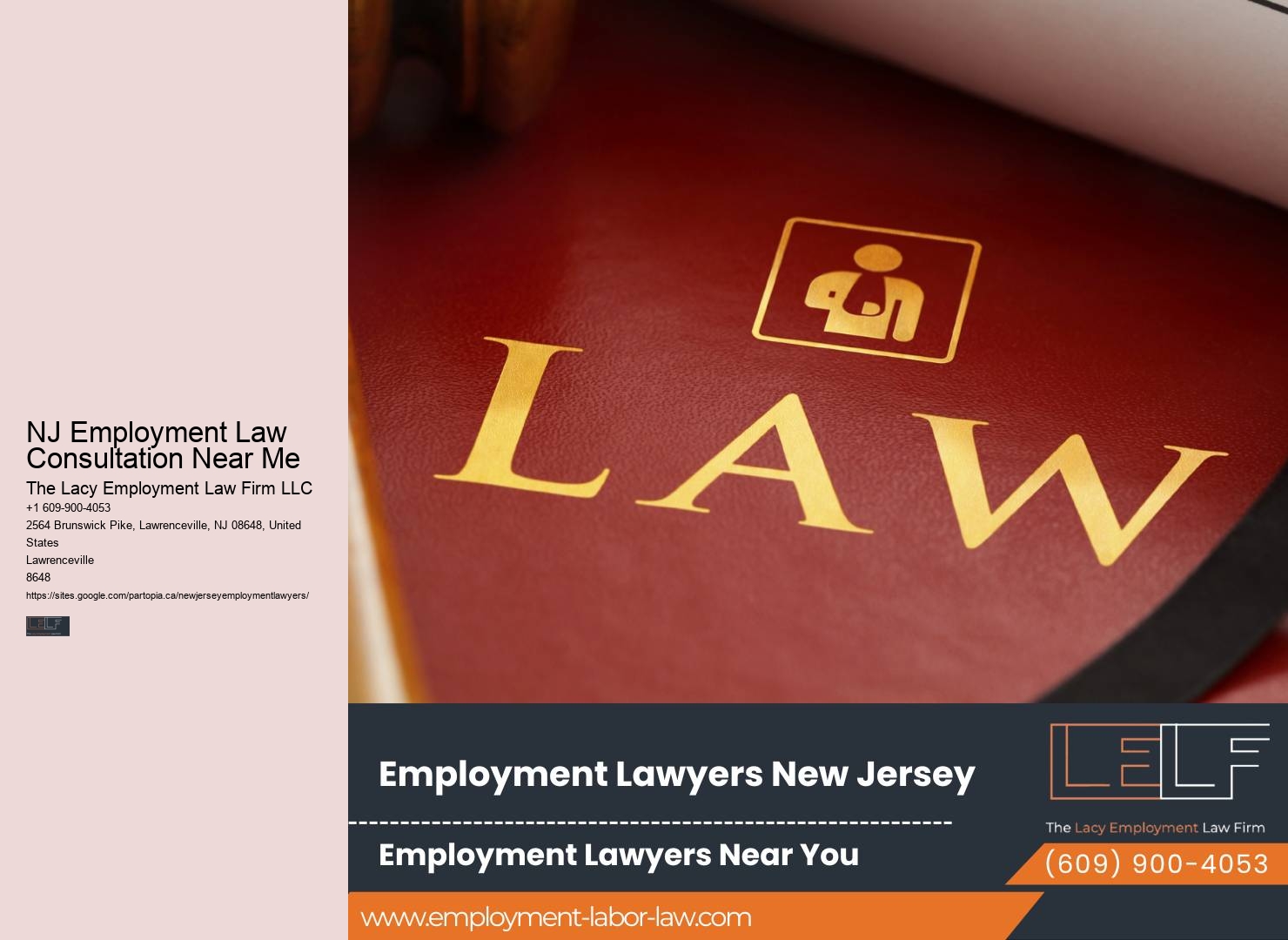 NJ Employment Law Help Services