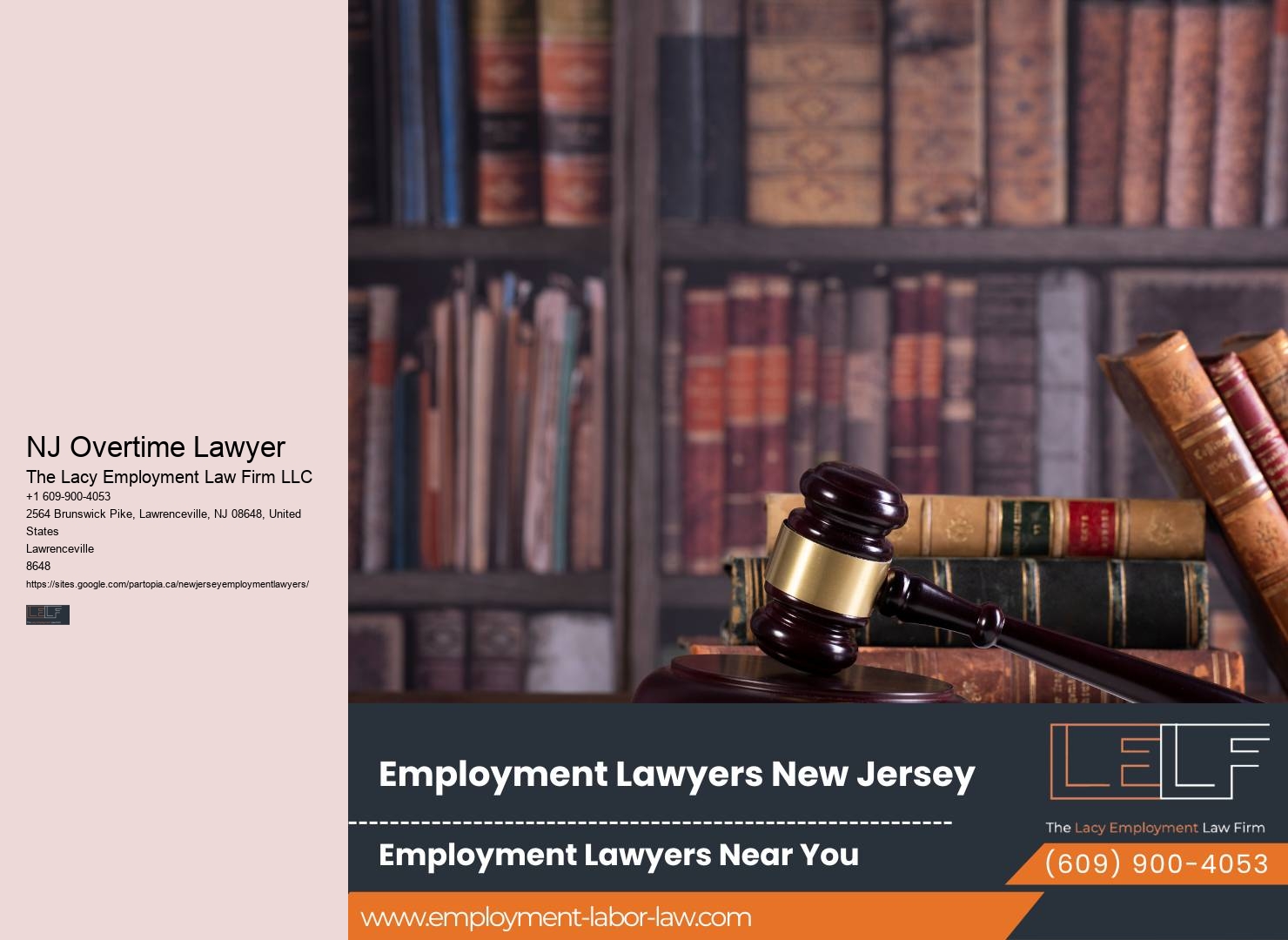 NJ Overtime Lawyer Employment Attorney