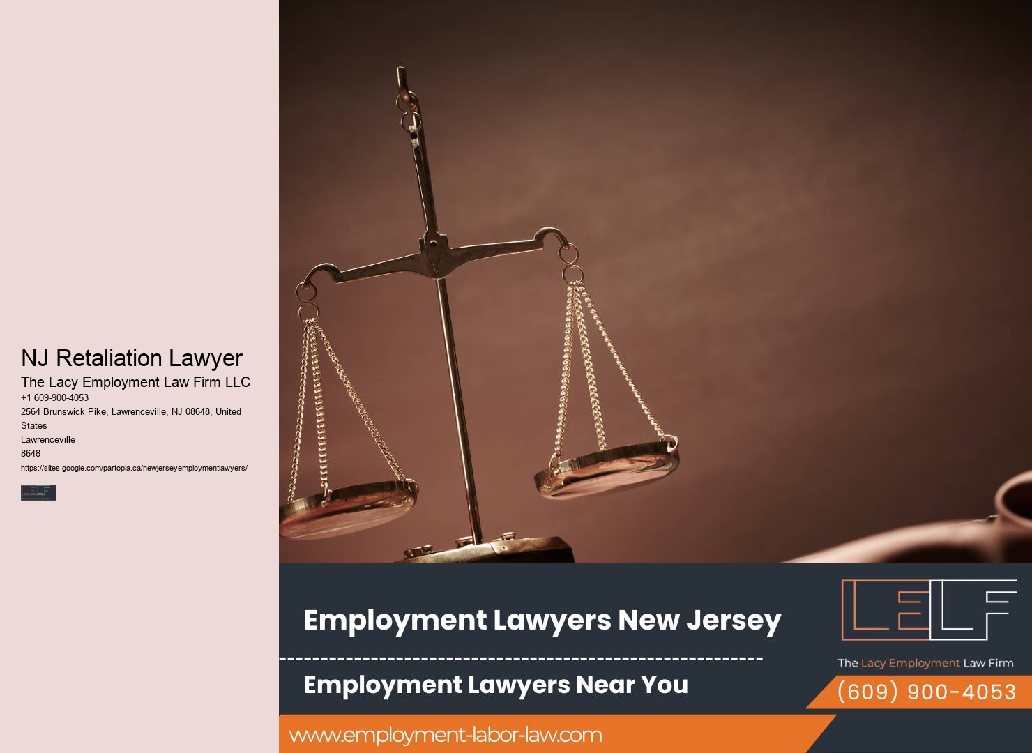 NJ Retaliation Lawyer Employment Law Specialist Near Me