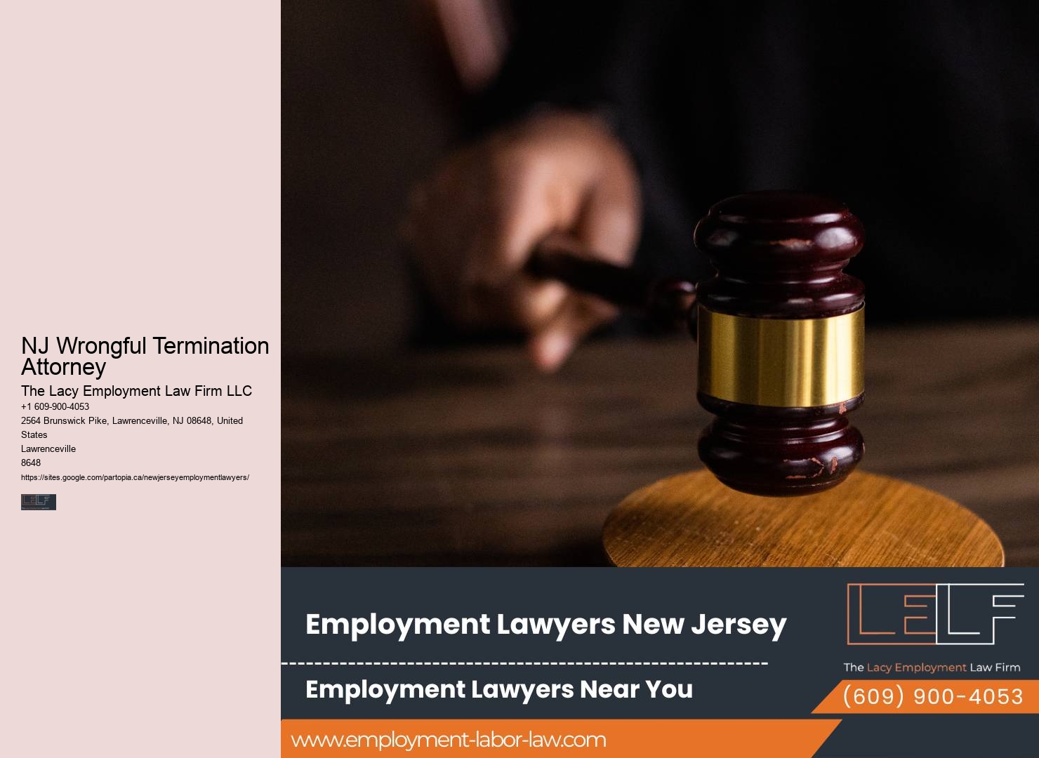 NJ Wrongful Termination Attorney Wrongful Termination Attorney